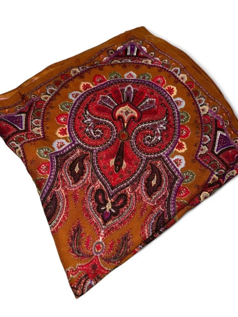 Bohemian Pink and brown large bandana